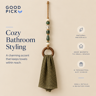 GOOD PICK Decorative Beaded Towel Hanger