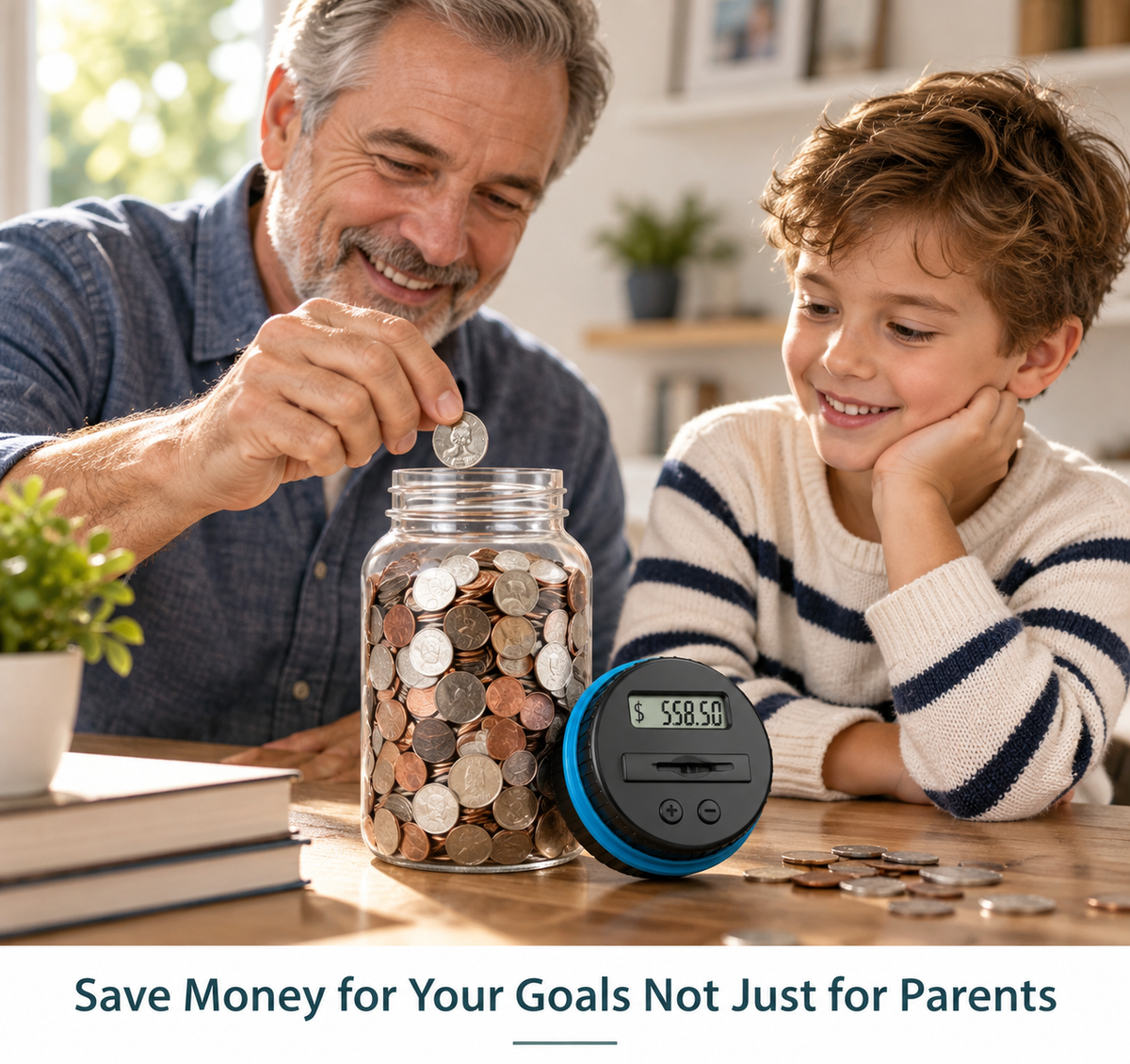 GOOD PICK Digital Coin Counting Money Jar