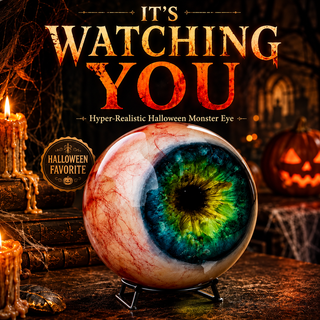 🎃 Halloween Sale – 49% OFF 👁️ Halloween Monster Eye Orb – Hyper-Realistic Creepy Eyeball Decor