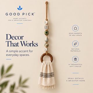 GOOD PICK Decorative Beaded Towel Hanger