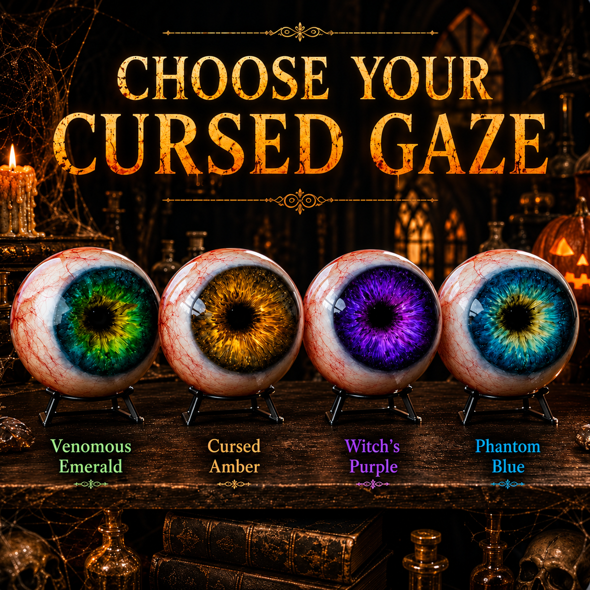 🎃 Halloween Sale – 49% OFF 👁️ Halloween Monster Eye Orb – Hyper-Realistic Creepy Eyeball Decor