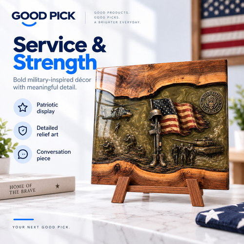 GOOD PICK Veteran Tribute Display Board